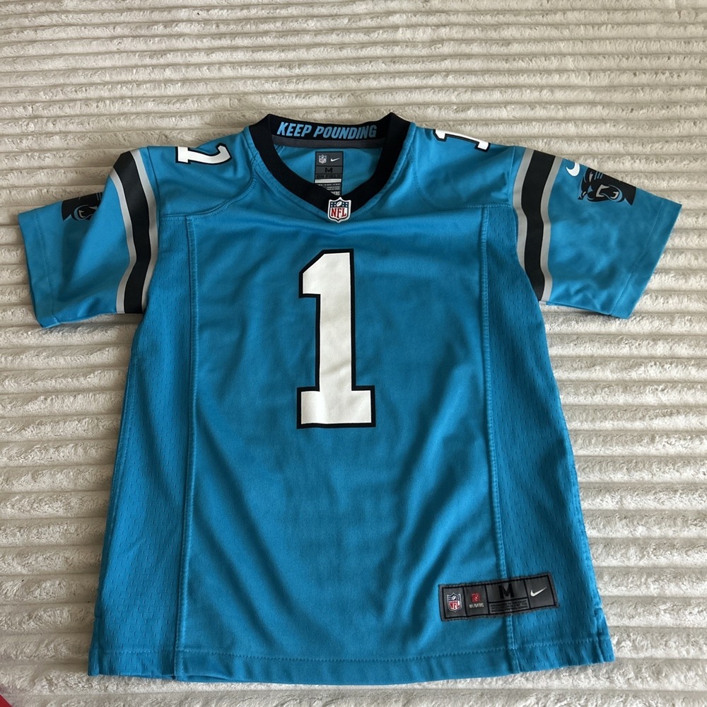 Vintage NFL Cam Newton # 1 Carolina Panthers Football Jersey Youth M 10/12